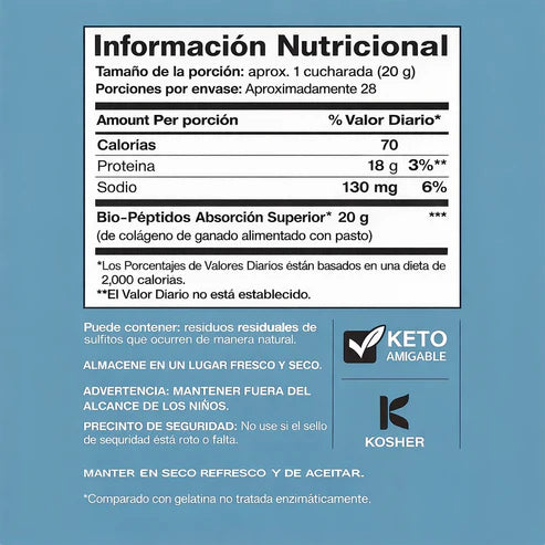 Colágeno en Polvo con Bio-Péptidos | Vivira®