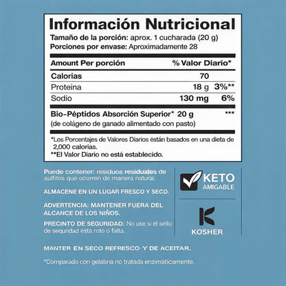Colágeno en Polvo con Bio-Péptidos | Vivira®